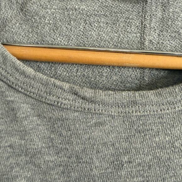 Standard JAMES PERSE | Heather Gray French Terry Sweatshirt Dress Size 2 Medium - Picture 3 of 5